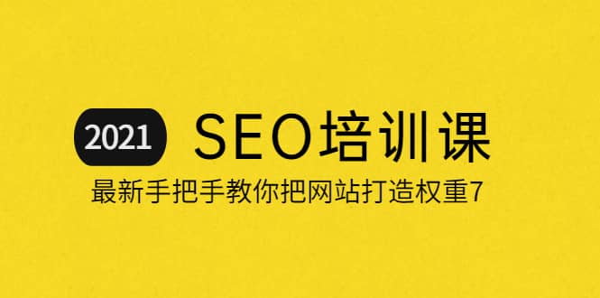 2021最新SEO培训：手把手教你把网站打造权重7，轻松月入3万（无水印）-天天有课网