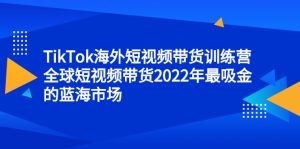 TikTok海外短视频带货训练营，全球短视频带货2022年最吸金的蓝海市场-天天有课网