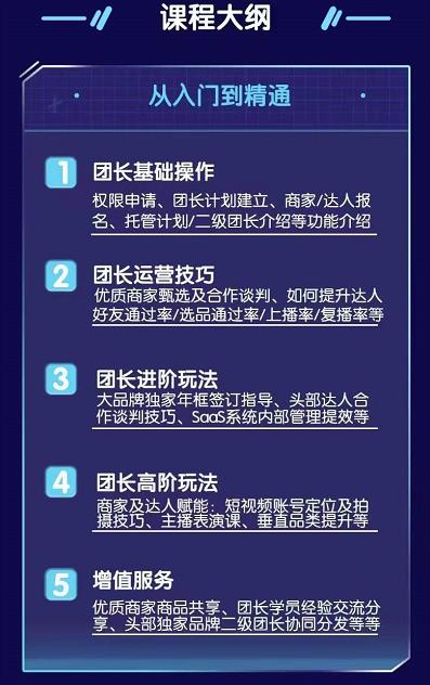招商团长运营宝典，从0基础小白到精通-天天有课网