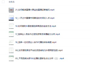 宁静数据2022抖音数据化运营系列课,最新的抖音直播间起爆算法-天天有课网