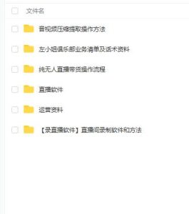 左小姐-直播带货俱乐部十三行、无人直播，全套教程附：工具、文档、话术资料-天天有课网