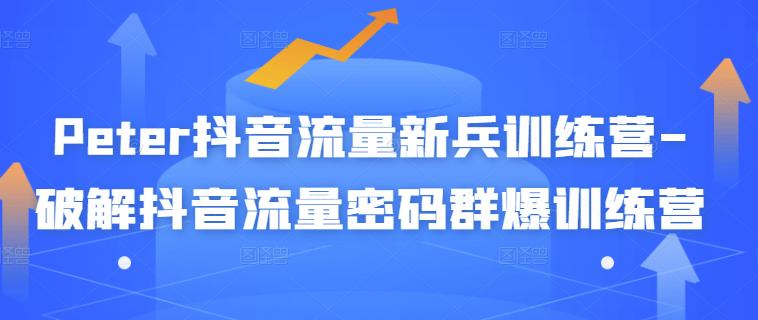 Peter抖音流量新兵训练营-破解抖音流量密码群爆训练营（新兵）-天天有课网