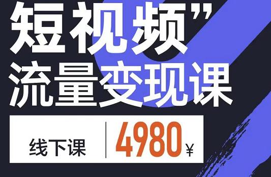 短视频流量变现课，学成即可上路，抓住时代的红利-天天有课网