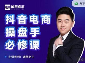 诸葛老王-抖音电商操盘手必修课：顶层设计，​起号破局，爆款运营，数据分析-天天有课网