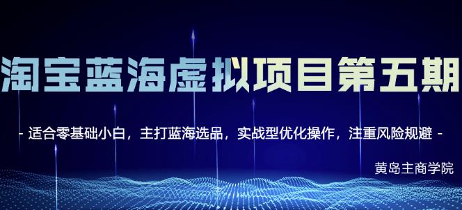淘宝虚拟无货源3.0+4.0+5.0，适合零基础小白，主打蓝海选品，实战型优化操作-天天有课网