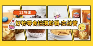 《好物零食拍摄剪辑-实战营》拍摄+剪辑+软件使用全流程（12节课）-天天有课网