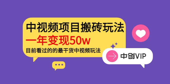 《老吴·中视频项目搬砖玩法，一年变现50w》目前看过的的最干货中视频玩法-天天有课网