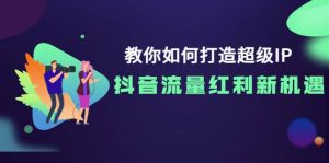 教你如何打造超级IP，抖音流量红利新机遇-天天有课网
