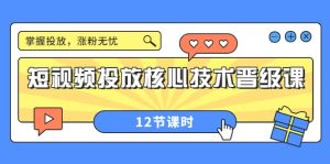 短视频投放核心技术晋级课：掌握投放，涨粉无忧（12节课时）-天天有课网