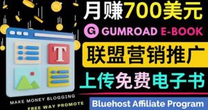 通过虚拟商品交易平台Gumroad，发布免费电子书 并推广自己的联盟营销链赚钱-天天有课网
