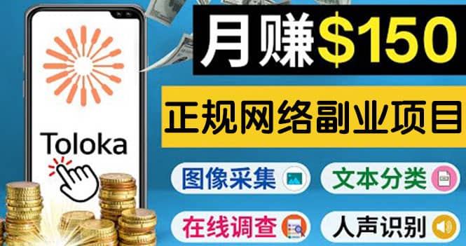 正规网络副业赚钱平台Toloka，利用业余时间月赚150美元-天天有课网