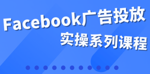 百万级广告操盘手带你玩Facebook全系列投放：运营和广告优化技能实操-天天有课网