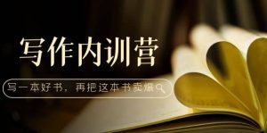 写作内训营：百万级大佬教你如何写一本好书，再把这本书卖爆-天天有课网