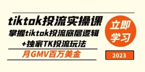 tiktok投流实操课：掌握tiktok投流底层逻辑+独家TK投流玩法-天天有课网