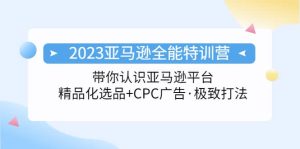 2023亚马逊全能特训营：玩转亚马逊平台+精品化·选品+CPC广告·极致打法-天天有课网