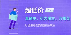 2023超低价·ppc—“直通车、引力魔方、万相台”全渠道·低价扫流核心玩法-天天有课网
