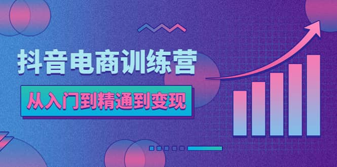 抖音电商训练营：从入门到精通，从账号定位到流量变现，抖店运营实操-天天有课网