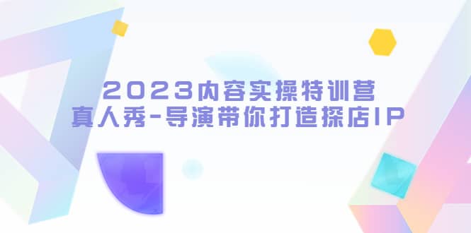 2023内容实操特训营，真人秀-导演带你打造探店IP-天天有课网