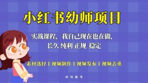 单天200-700的小红书幼师项目（虚拟），长久稳定正规好操作-天天有课网