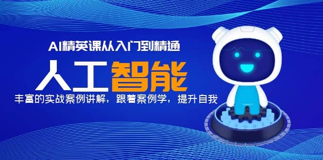 AI精英课从入门到精通，丰富的实战案例讲解，跟着案例学，提升自我-天天有课网