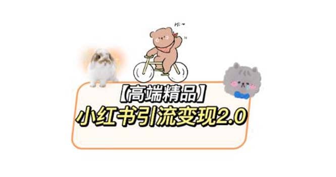 小红书最新引流变现2.0教程，全网最新最详细的视频教程+素材-天天有课网
