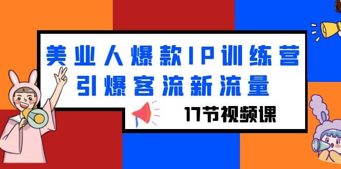 美业人爆款IP训练营，引爆客流新流量（17节视频课）-天天有课网