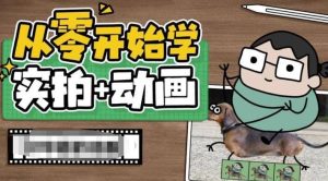 从零开始学实拍加动画,实拍加动画创意教程(49节视频课)-天天有课网