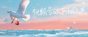 视频号做下雨视频一个账号一周涨粉10W+年入100w-天天有课网