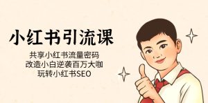 小红书引流课「共享小红书流量密码 改造小白逆袭百万大咖 玩转小红书SEO」-天天有课网