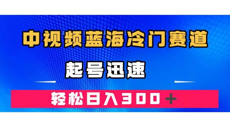 中视频蓝海冷门赛道，韩国视频奇闻解说，起号迅速，日入300＋-天天有课网