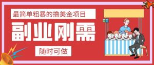 最简单粗暴的撸美金项目 会打字就能轻松赚美金-天天有课网