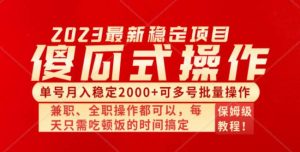 傻瓜式无脑项目 单号月入稳定2000+ 可多号批量操作 多多视频搬砖全新玩法-天天有课网