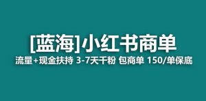 【蓝海项目】小红书商单!长期稳定 7天变现 商单一口价包分配 轻松月入过万-天天有课网