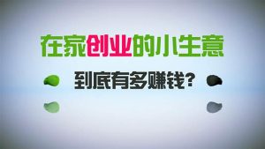 在家创业，日引300+创业粉，一年收入30万，闷声发财的小生意，比打工强-天天有课网