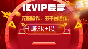 2024年最新一键多平台带货，这么简单无脑的操作日入3k+你玩过吗？几分钟…-天天有课网