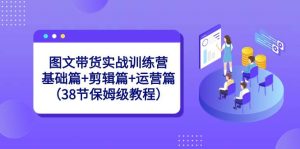 图文带货实战训练营:基础篇+剪辑篇+运营篇(38节保姆级教程)-天天有课网