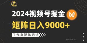 【蓝海项目】2024视频号自然流带货，工作室落地玩法，单个直播间日入9000+-天天有课网