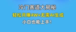 快手无脑搬运冷门赛道视频“仅6个作品 涨粉6万”轻松月赚4W+-天天有课网