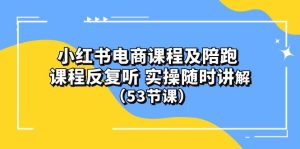 小红书电商课程陪跑课 课程反复听 实操随时讲解 (53节课)-天天有课网