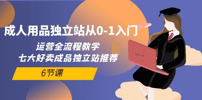 成人用品独立站从0-1入门，运营全流程教学，七大好卖成品独立站推荐-6节课-天天有课网
