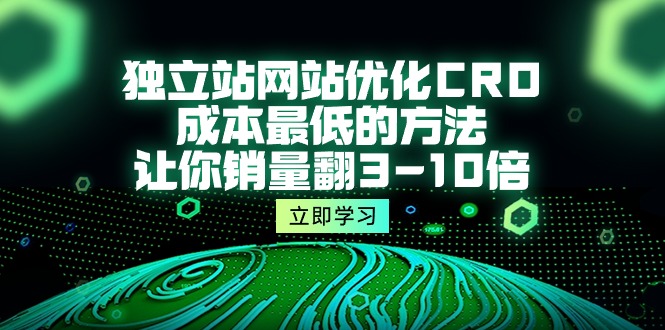 自建站seo优化CRO，成本最低的方式，使你销售量翻3-10倍-天天有课网