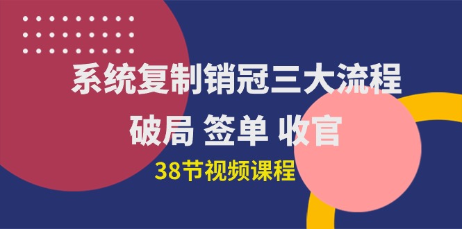 系统复制 销售冠军三大步骤，突破 出单 完美收官-天天有课网