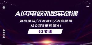 AI雷电做跨境电商实战演练课,外贸网站建设/寻找客户/内容运营/从0到3做跨境电商AI-62节-天天有课网