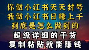 都清楚小红书的能引流方法私域变现，可是为什么我可以一天引流方法几十人转现过千，而你却不断封禁违反规定被过流保护【揭密】-天天有课网