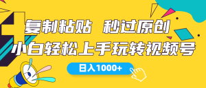 微信视频号新模式 小白可入门 日入1000-天天有课网