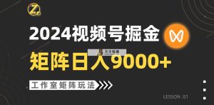 【蓝海项目】2024微信视频号自然流卖货，个人工作室落地式游戏玩法，单独直播房间日入9000-天天有课网