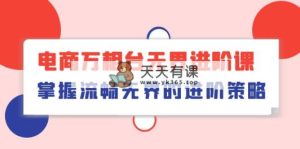 电子商务 万相台无边升阶课，把握顺畅无边的升级对策-天天有课网
