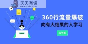 360行总流量工程爆破，向有很大结论的人学习-天天有课网