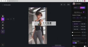 比 Midjourney 更加好的 Leonardo AI美术绘画图象大师班实例教程-16讲-中英字幕-天天有课网