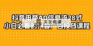 抖音直播带货-AD信息流广告 28式，新手不可错过的抖音广告投放课程内容-29节-天天有课网